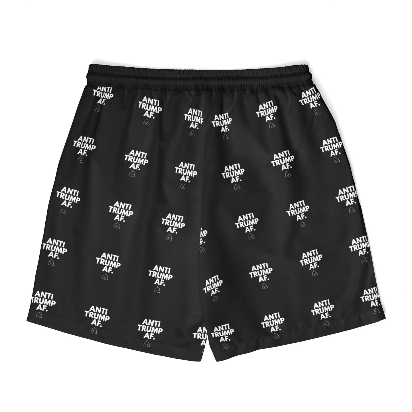 Men's/Unisex "Anti-Trump AF" Swim Trunks (2 designs)