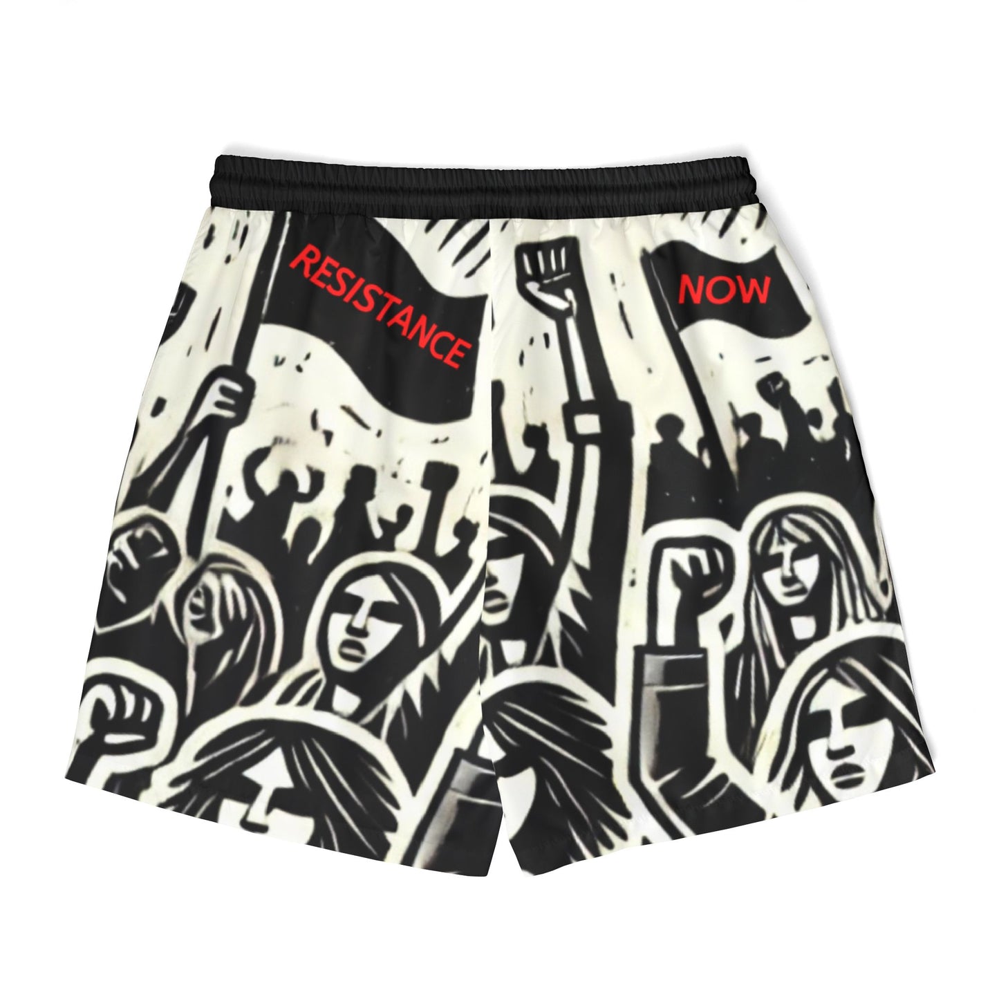 Men's/Unisex "The People's Resistance" Swim Trunks (2 designs)