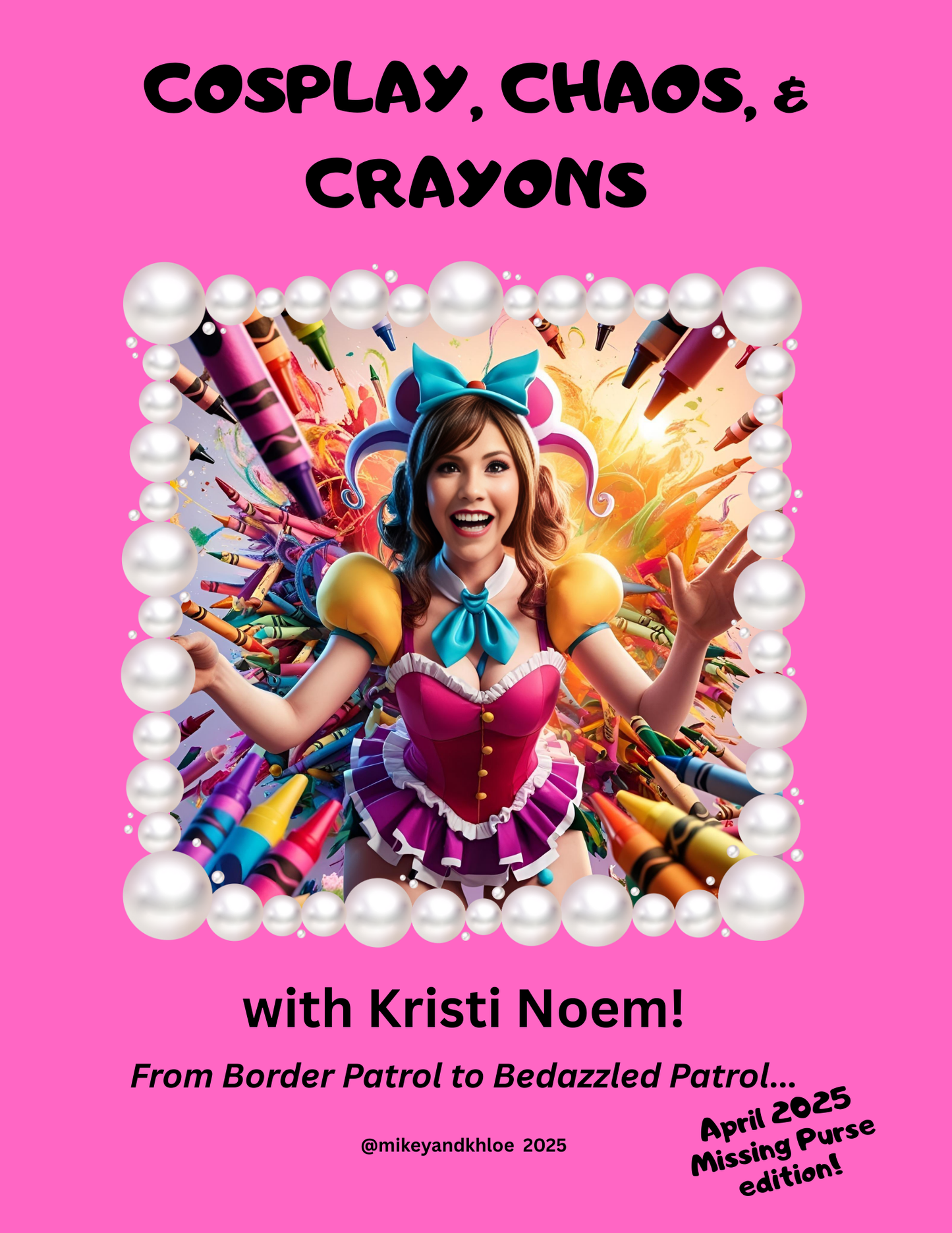 DIGITAL Coloring Pages! COSPLAY, CHAOS, & CRAYONS with Kristi Noem & BONUS SONG