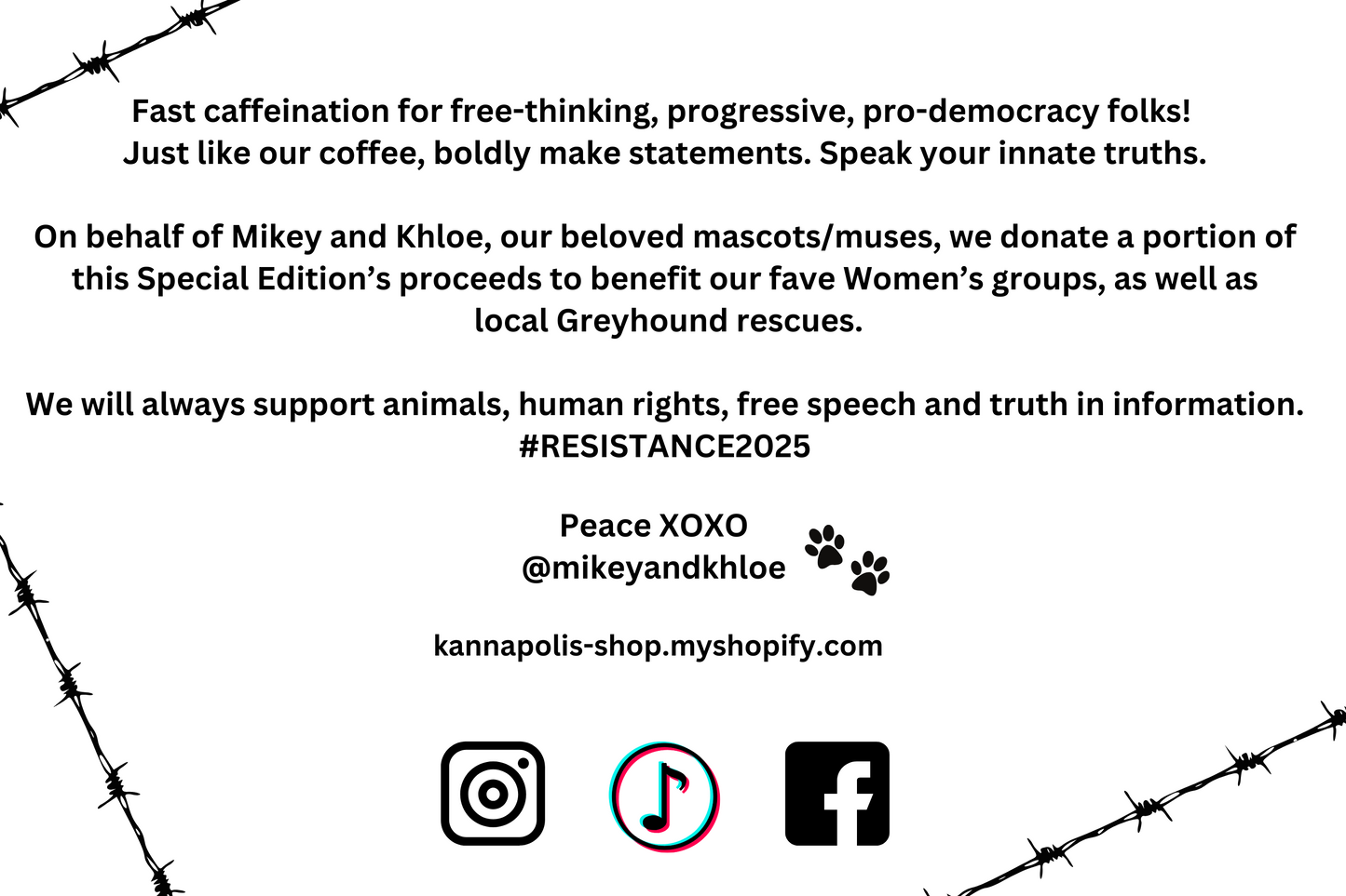 RESISTANCE 2025 Special Edition- WOMEN ROCK! Rock Creek Coffee Blend (Medium Roast)