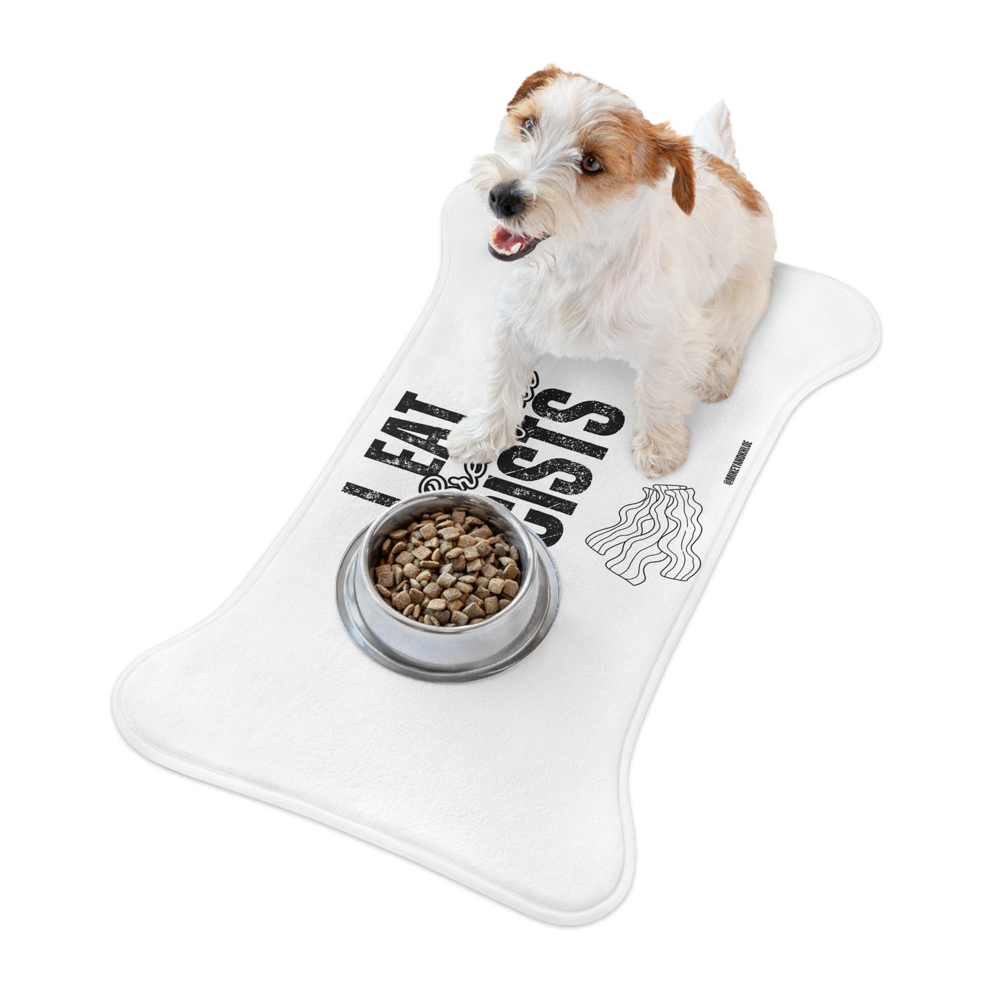 I Eat Fascists for Breakfast-Pet Food Mat