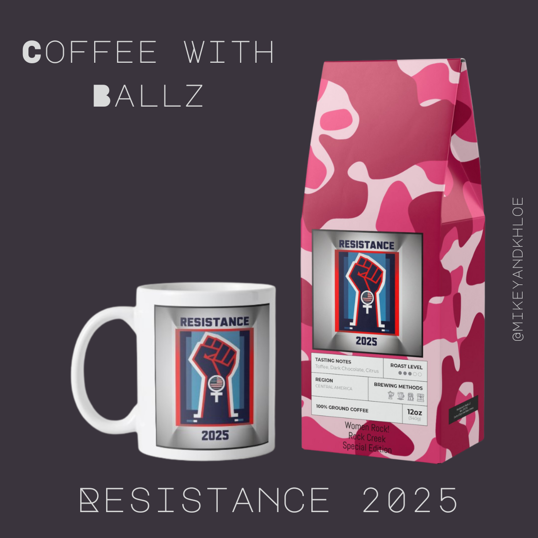 RESISTANCE 2025 Special Edition SET- WOMEN ROCK! Rock Creek Coffee Blend (Medium Roast)