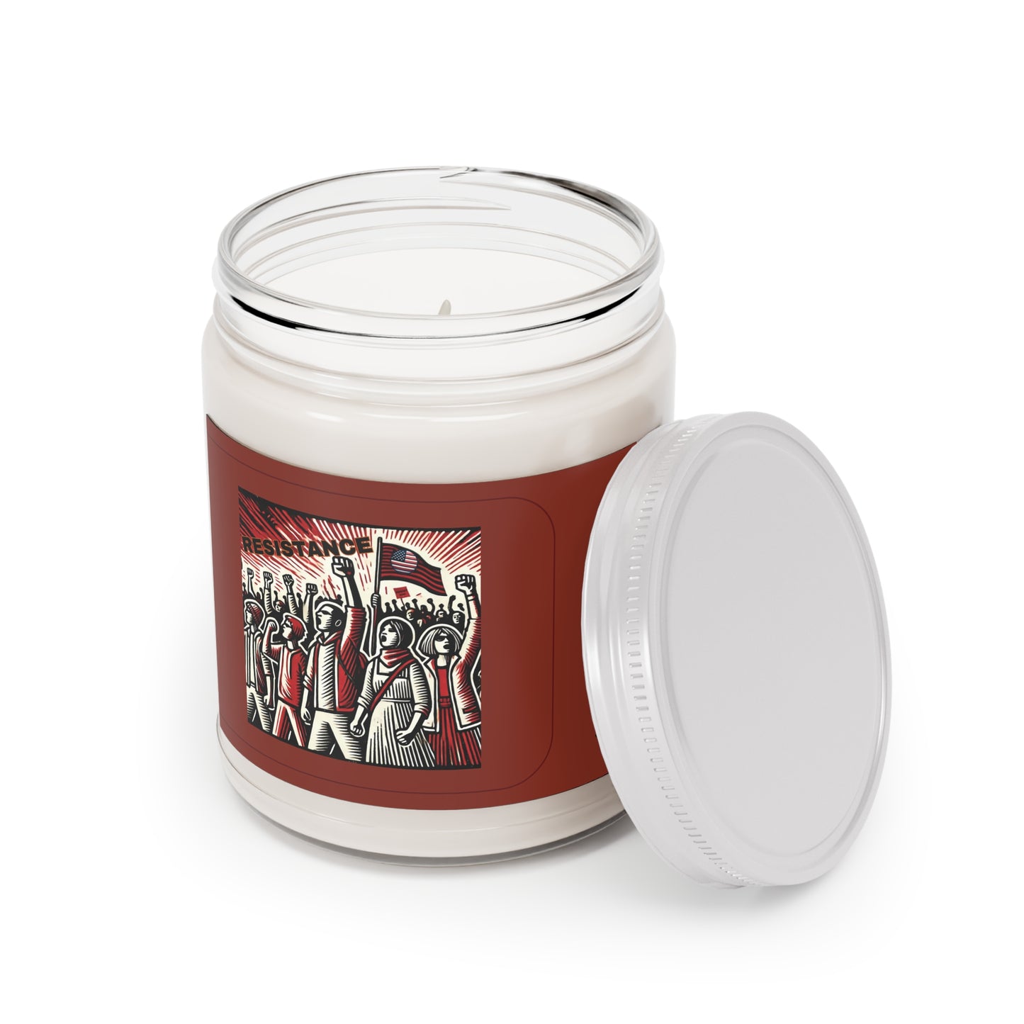 4 different SUPERHERO and RESISTANCE Candles!