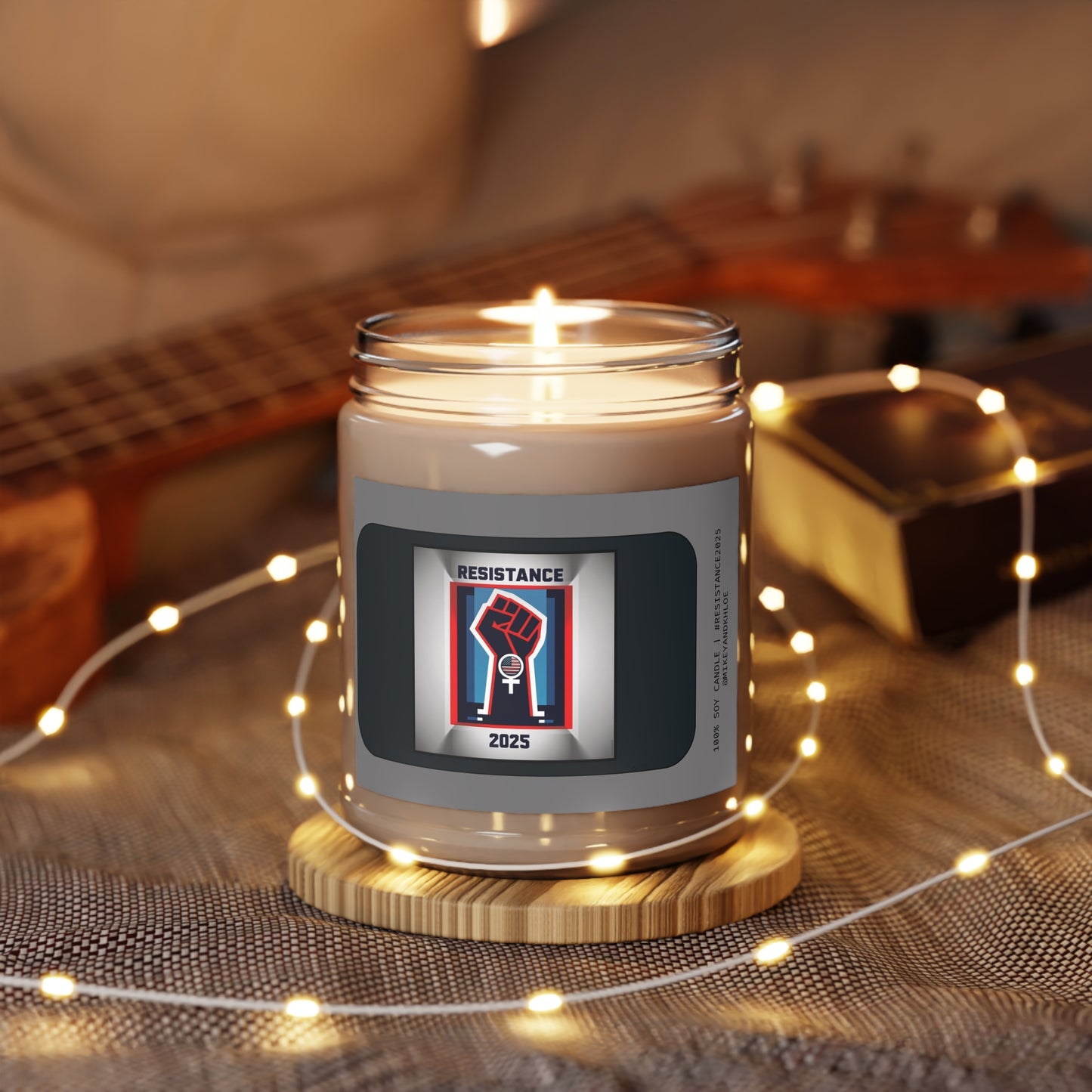 4 different SUPERHERO and RESISTANCE Candles!