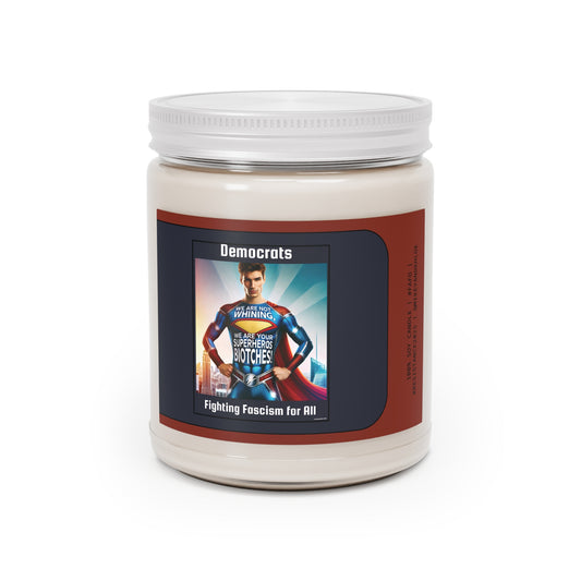 4 different SUPERHERO and RESISTANCE Candles!