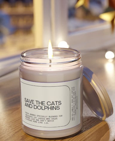 JD's Collection- 4 Sassy Candles with J.D. Vance themes for the progressive smart-ass