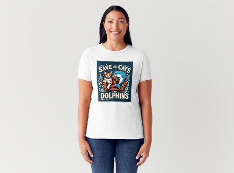 J.D.'s Save the Cats and Dolphins T-Shirt