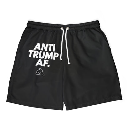 Men's/Unisex "Anti-Trump AF" Swim Trunks (2 designs)