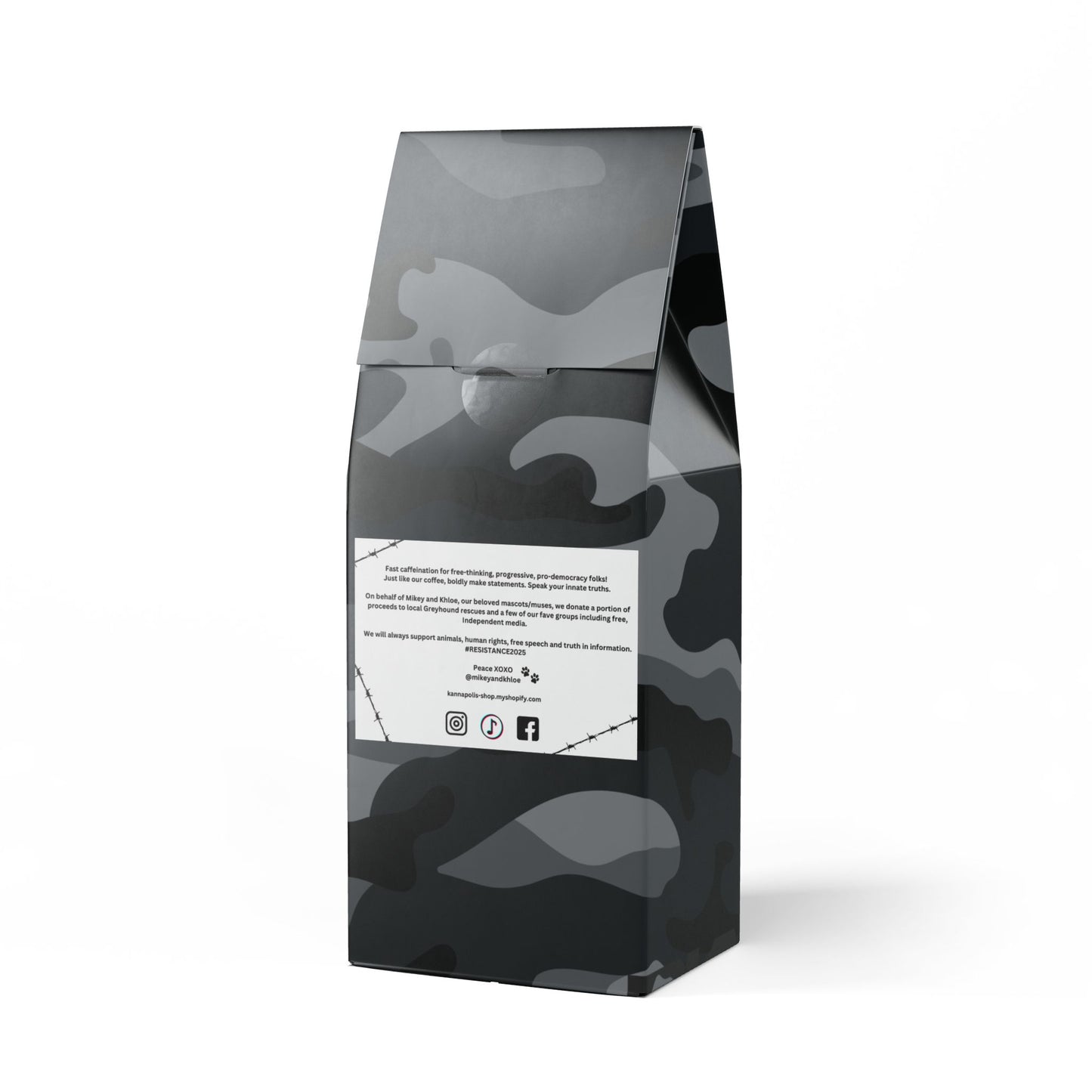 RESISTANCE 2025- Trapper Peak DECAF Coffee Blend (Medium Roast)