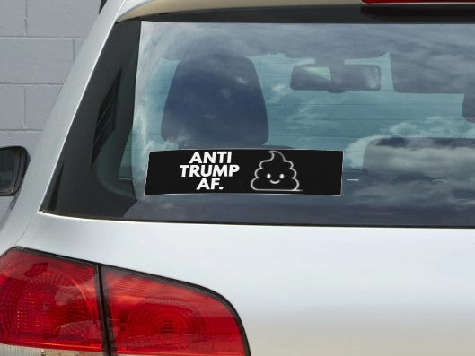 Anti-Trump AF Bumper stickers-2 styles