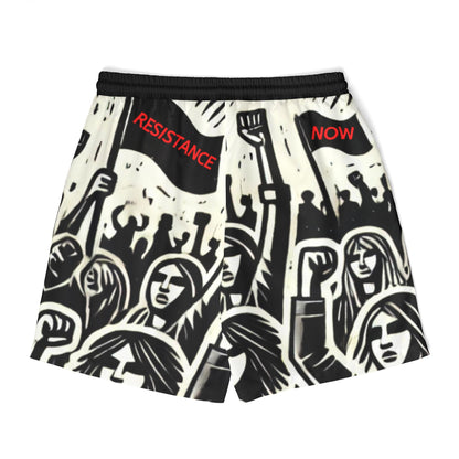 Men's/Unisex "The People's Resistance" Swim Trunks (2 designs)