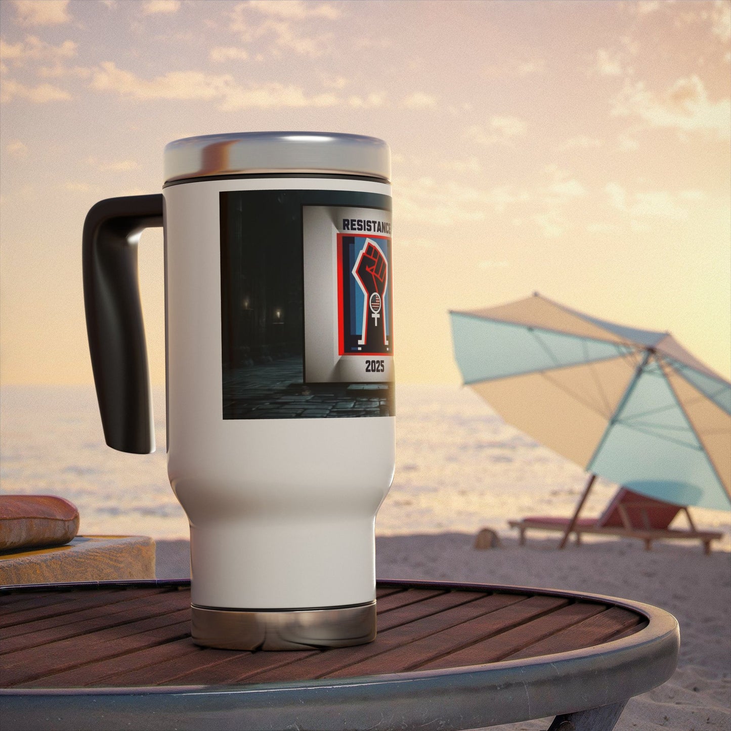 Resistance 2025!! Warrior Travel Mug (Personalization Available)