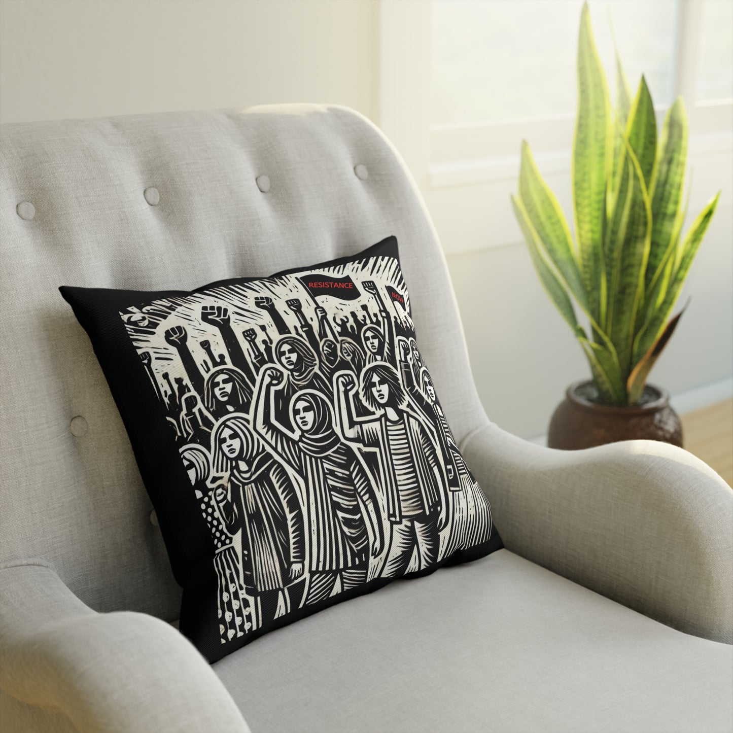 The People's Resistance-Decorative Cotton Pillows