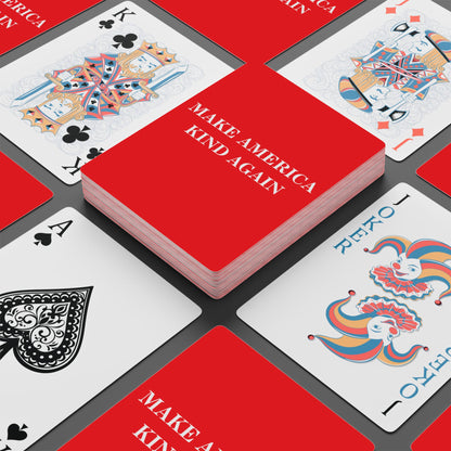 "Make America Kind Again" Playing Cards