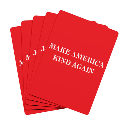 "Make America Kind Again" Playing Cards