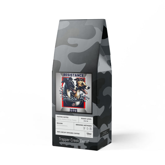 RESISTANCE 2025- Trapper Peak DECAF Coffee Blend (Medium Roast)