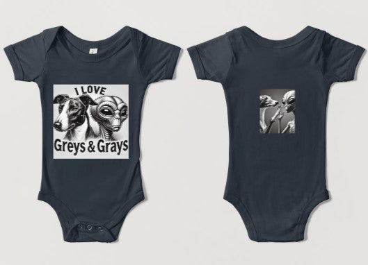 I Love Greys and Greys-Baby Onesies!