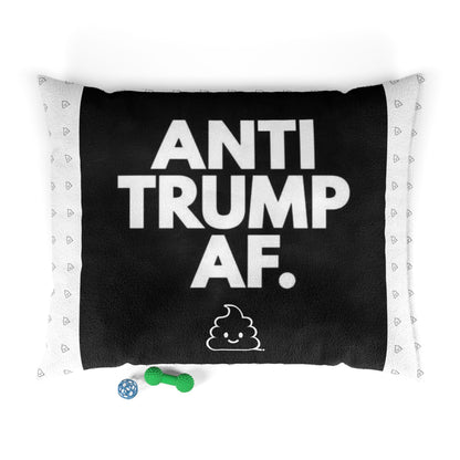 Anti-Trump AF Pet Bed - Comfy Dog & Cat Cushion for Patriotic Pets