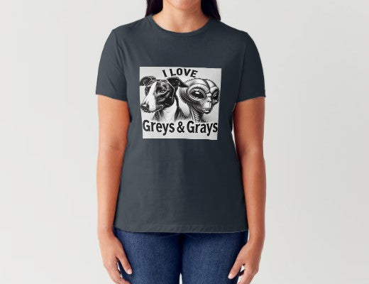 I Love Greys and Grays T- Women/Men/Kids