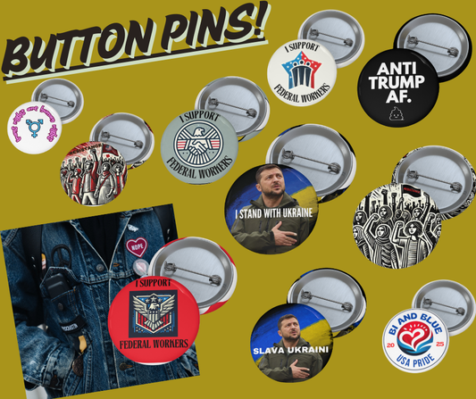 Button Pins-Various designs!