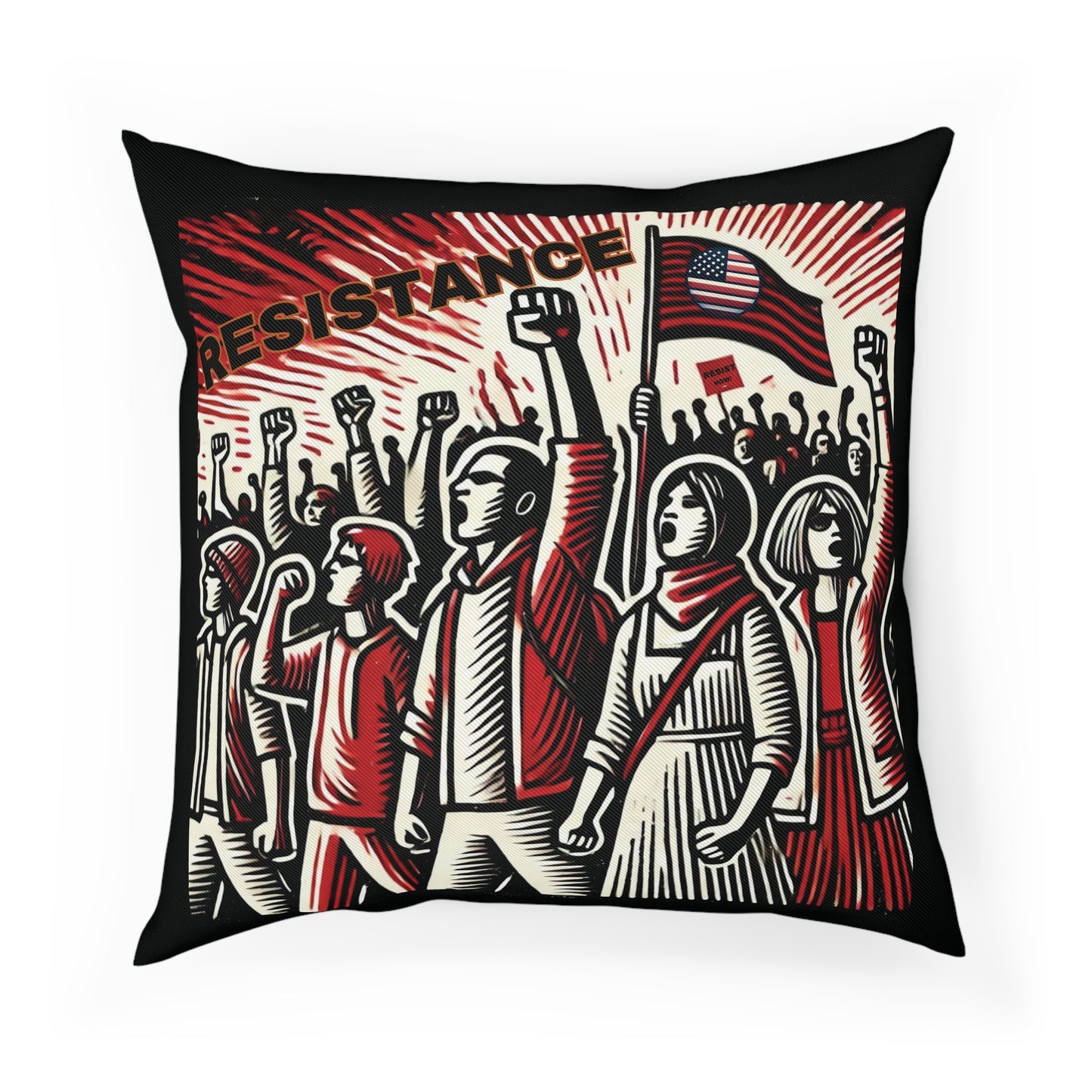 The People's Resistance-Decorative Cotton Pillows