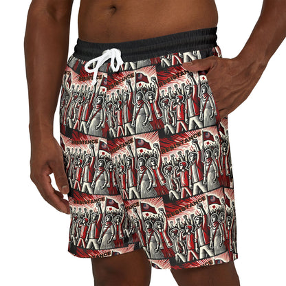 Men's/Unisex "The People's Resistance" Swim Trunks (2 designs)