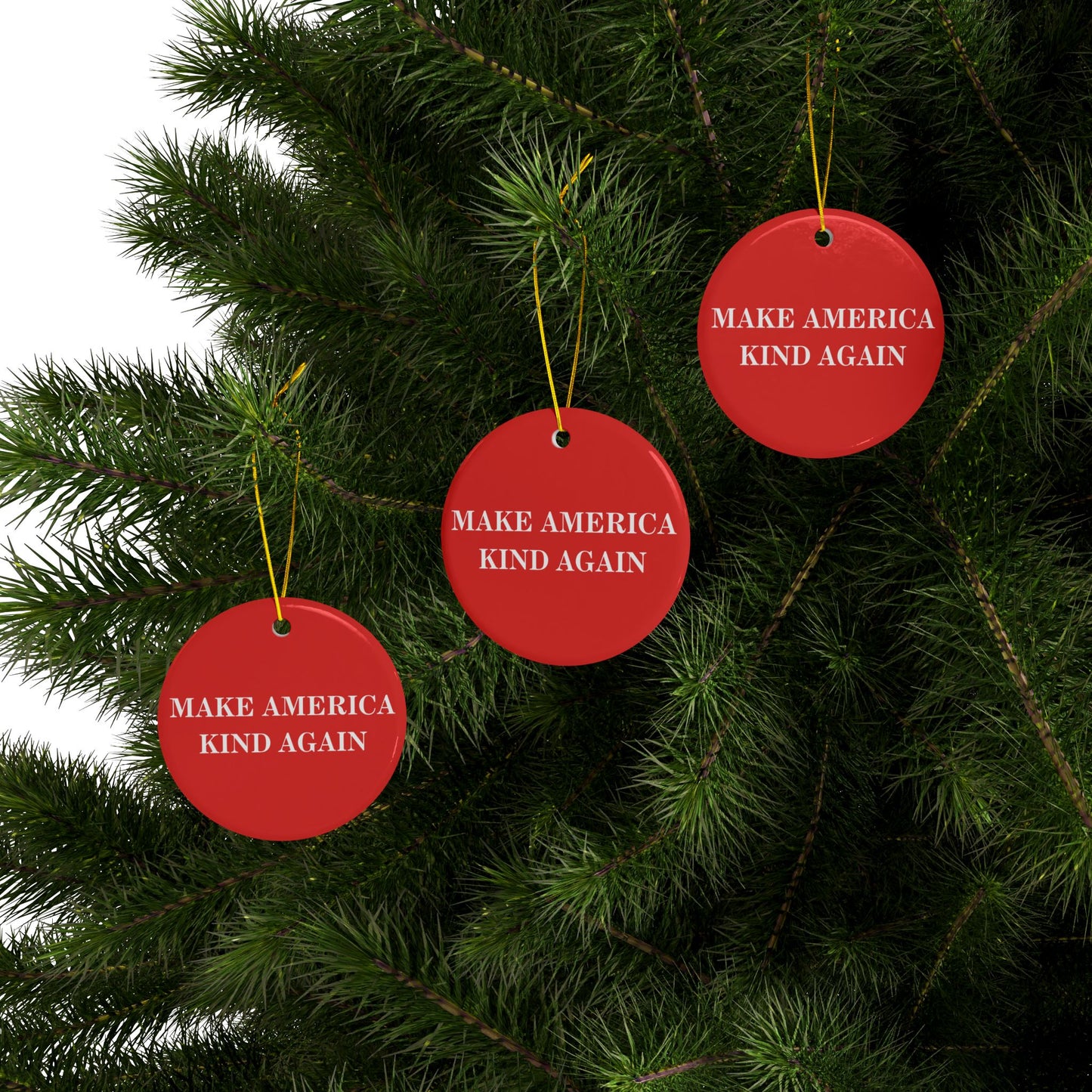 "Make America Kind Again" Ornaments- Single and Sets