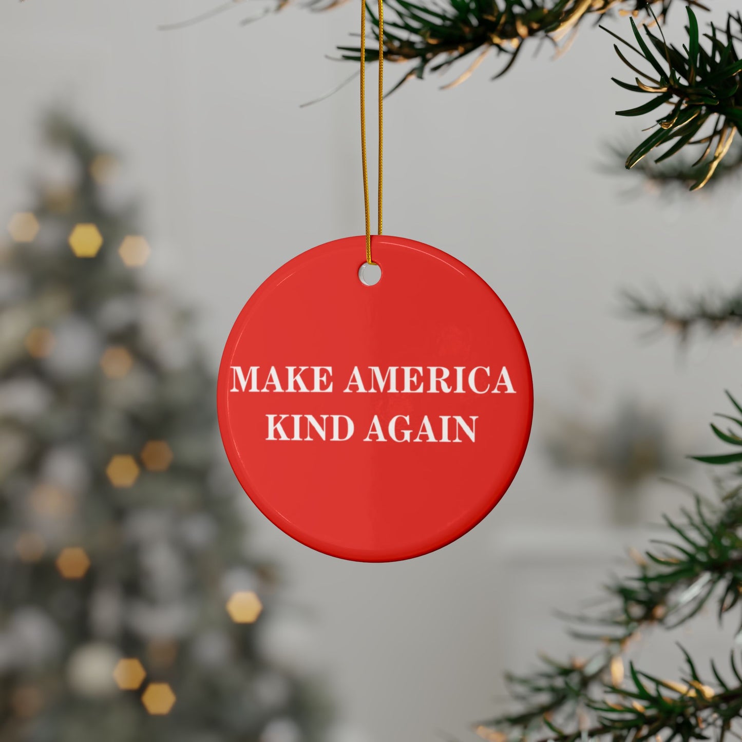 "Make America Kind Again" Ornaments- Single and Sets