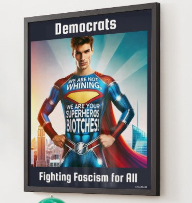 Superhero Poster- Fighting Fascism!