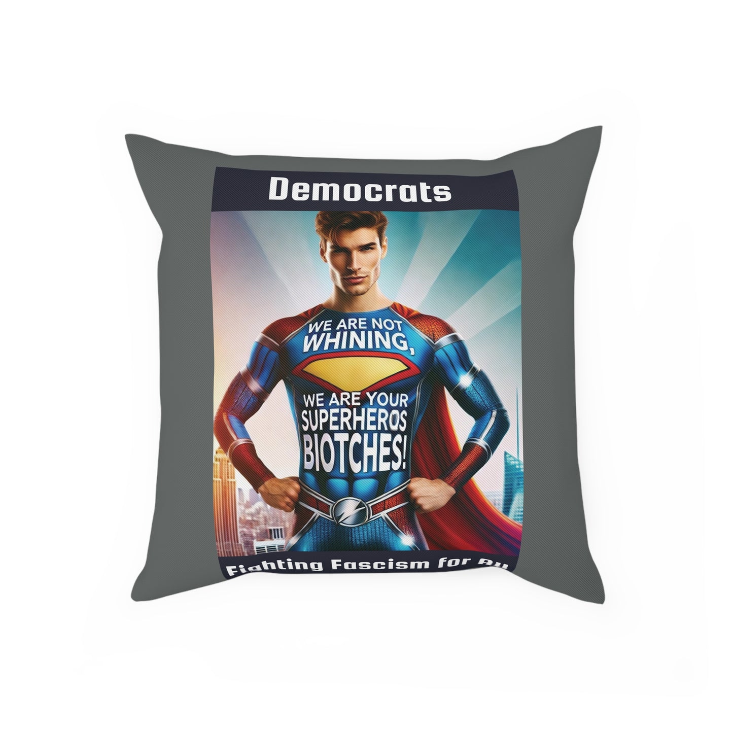 We Are Your Superheros!- Decorative Cotton Pillows