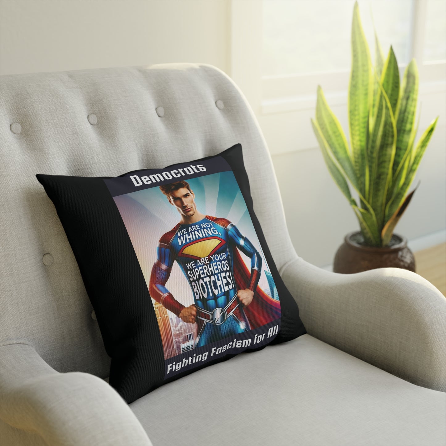 We Are Your Superheros!- Decorative Cotton Pillows