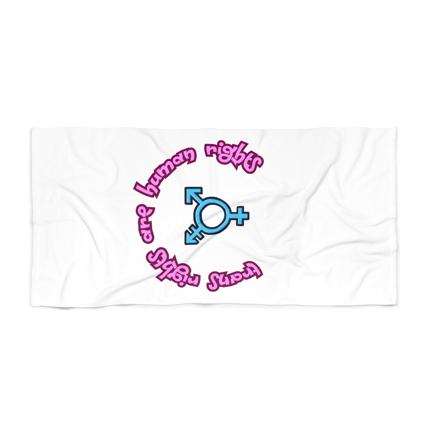 'Trans Rights are Human Rights" Beach Towels- 2 sizes