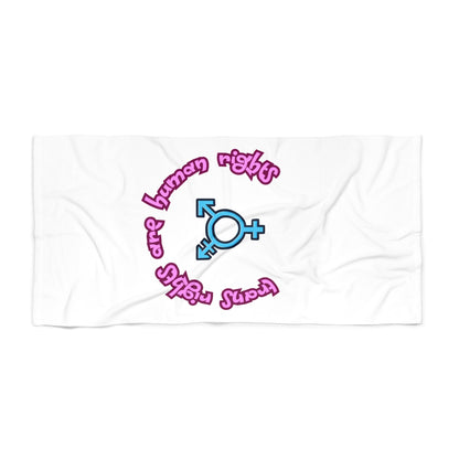 'Trans Rights are Human Rights" Beach Towels- 2 sizes