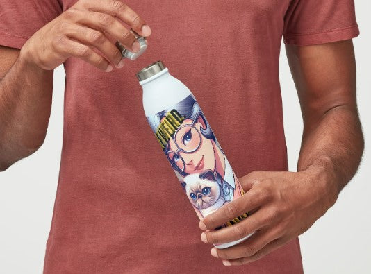 The MODEST Water Bottle: DON'T BE WEIRD. NO GRABBING.