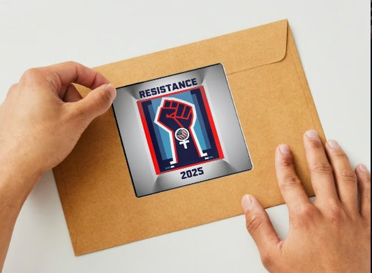 Resistance 2025! Call to Action Stickers